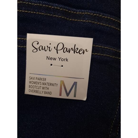 SAVI PARKER Womens Maternity Jeans Over The Belly See Size Chart M 27" Inseam - Picture 7 of 10